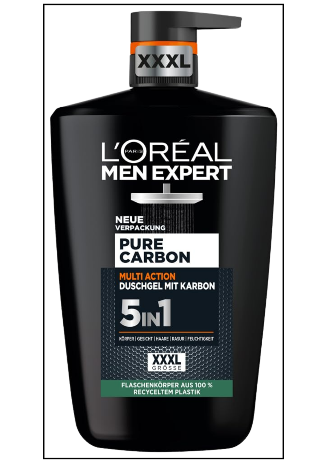 L'Oréal Men Expert XXXL 5in1 Duschgel und Shampoo für Männer, Duschbad 1x1000ml