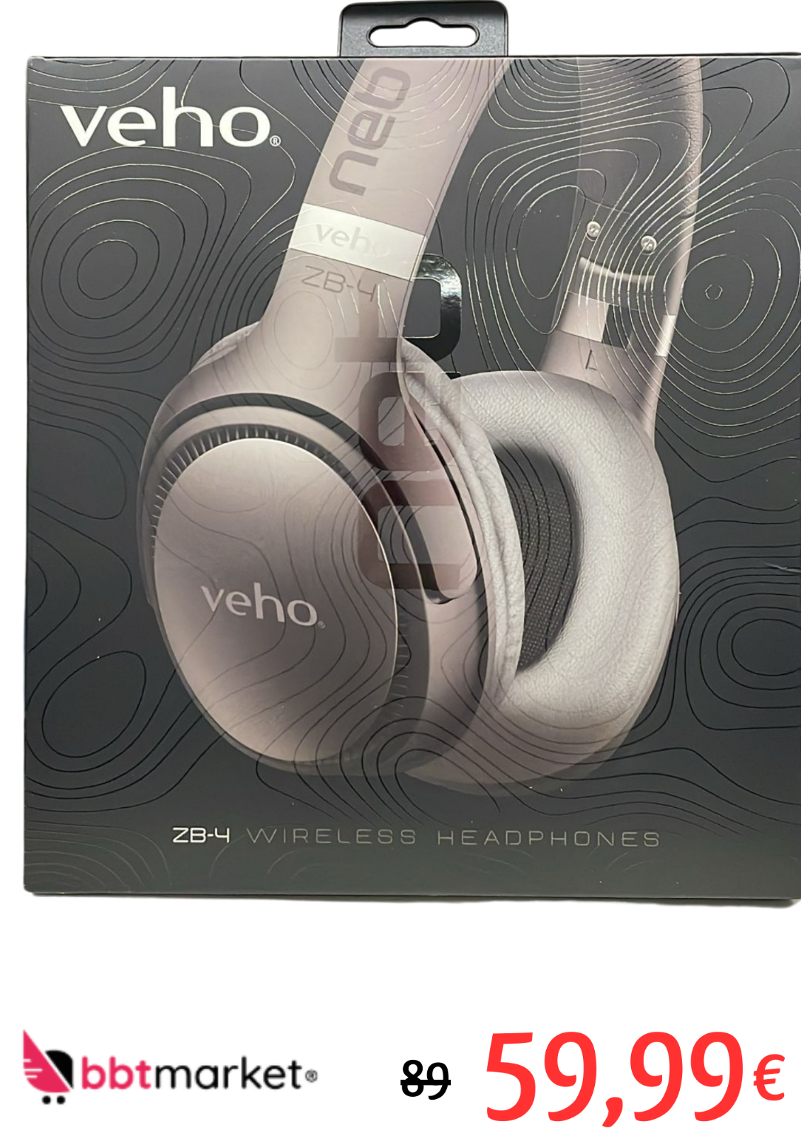 NEU Veho ZB-4 NEB Bluetooth-Kopfhörer