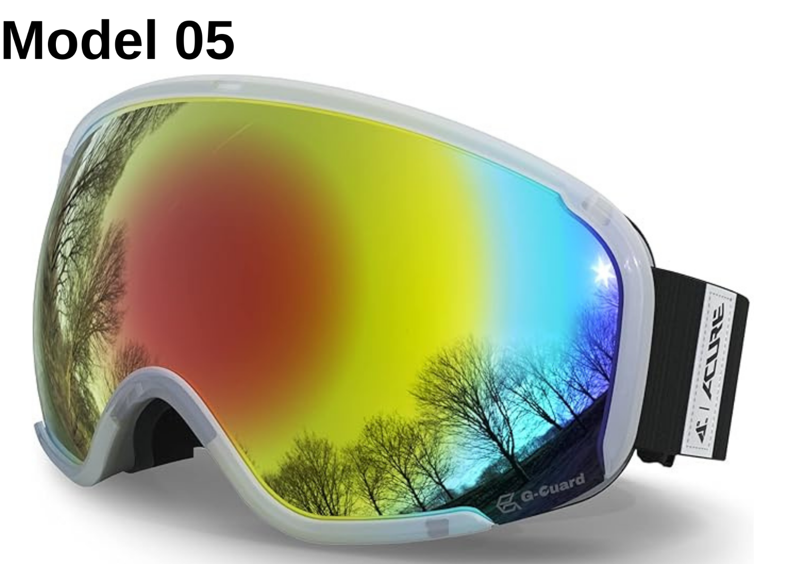 Skibrille UV400 Snowboard Brille Anti Fog Verspiegelt Getönt Damen Herren S2 S3