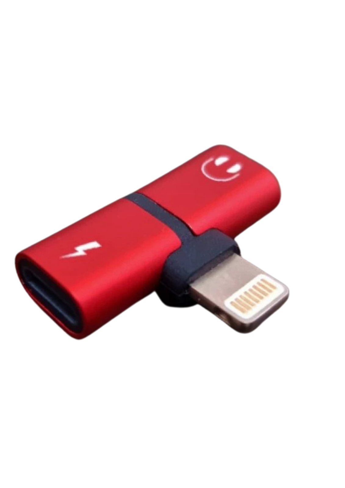 iPhone Dongle Splitter Audio & Laden Adapter Farbmix mit Tasche