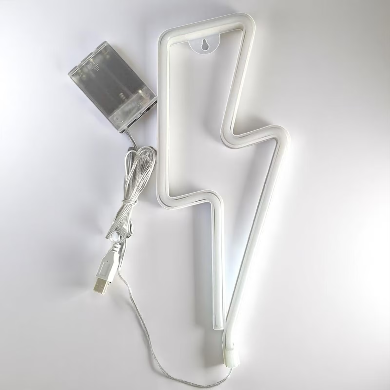 LED Blitz Neonlicht Rosa USB/Batterie Wanddeko Party Geburtstag Valentinstag ⚡⚡⚡