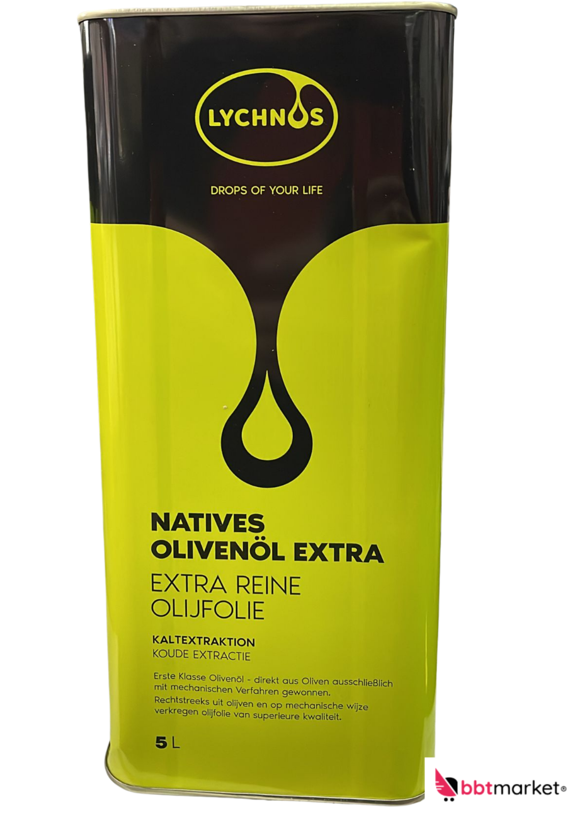 Lychnos Olivenöl Extra Nativ 5L – Kaltgepresst, Kreta, Premium Qualität

 🌿🌿🌿