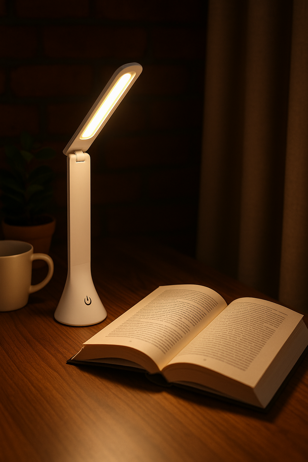 Dimmbare verstellbare COB Schreibtischlampe mit Touch & USB-Kabel