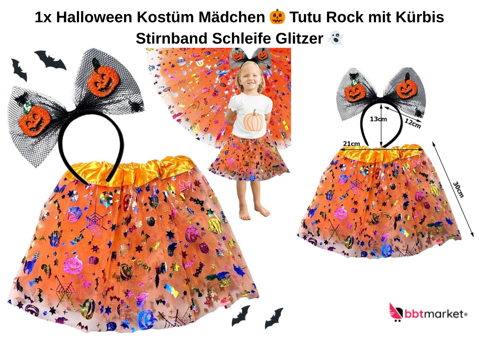 Halloween Party Deko Set 12-teilig 👻 Festliche Dekoideen im Paket