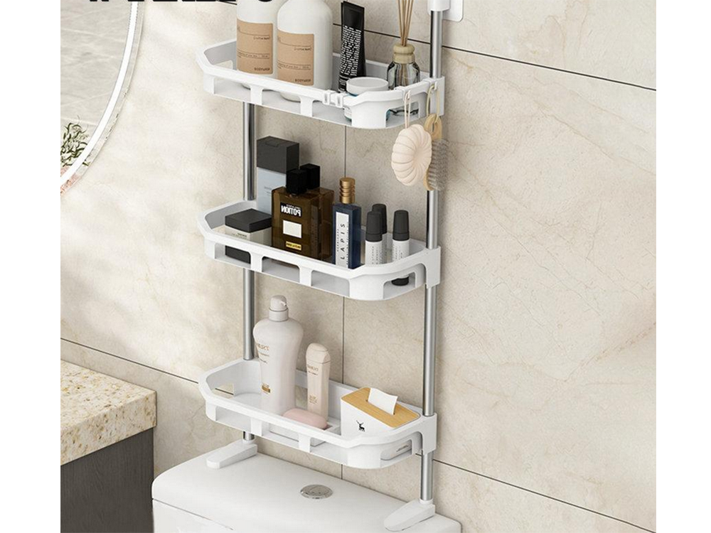 Badezimmerregal Toilettenregal Bad Regal WC Standregal Ablage Bad Regal 3 Ablage
