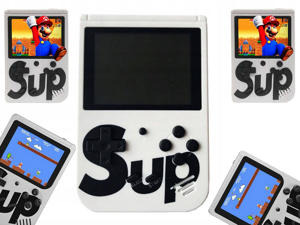 Retro Mini Spielkonsole mit 400 Spielen – Tragbare 3.0 Zoll TV Konsole inkl. Pad