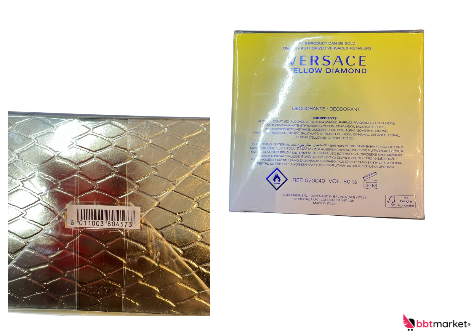 Versace Yellow Diamond 50 ml Eau De Toilette Damenparfüm Damenduft EDT-