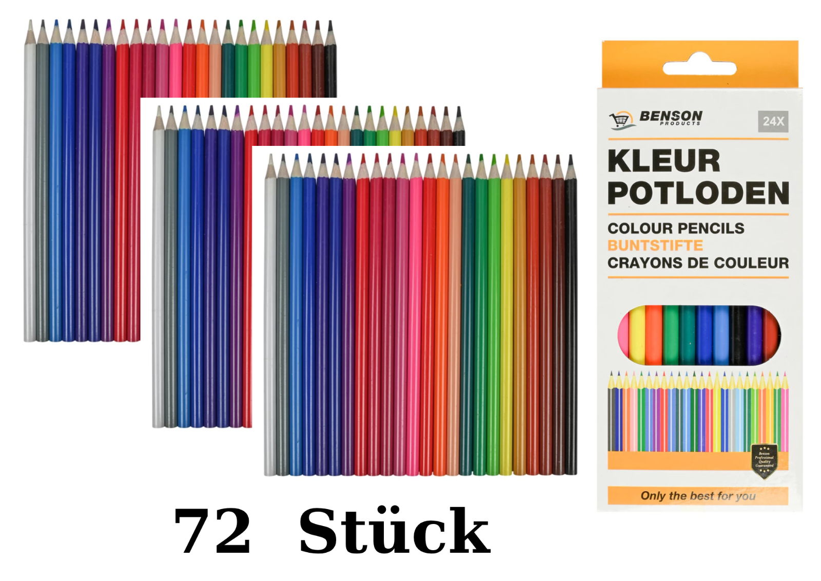 Buntstifte Malstifte Farbstifte Set 24 72 120 Stück für Kinder & Schule 🎨