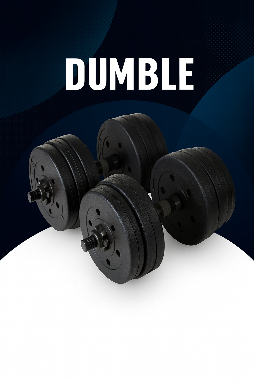 20kg Verstellbares Hantelset 2er Kurzhantel mit Langhantelstange Fitness