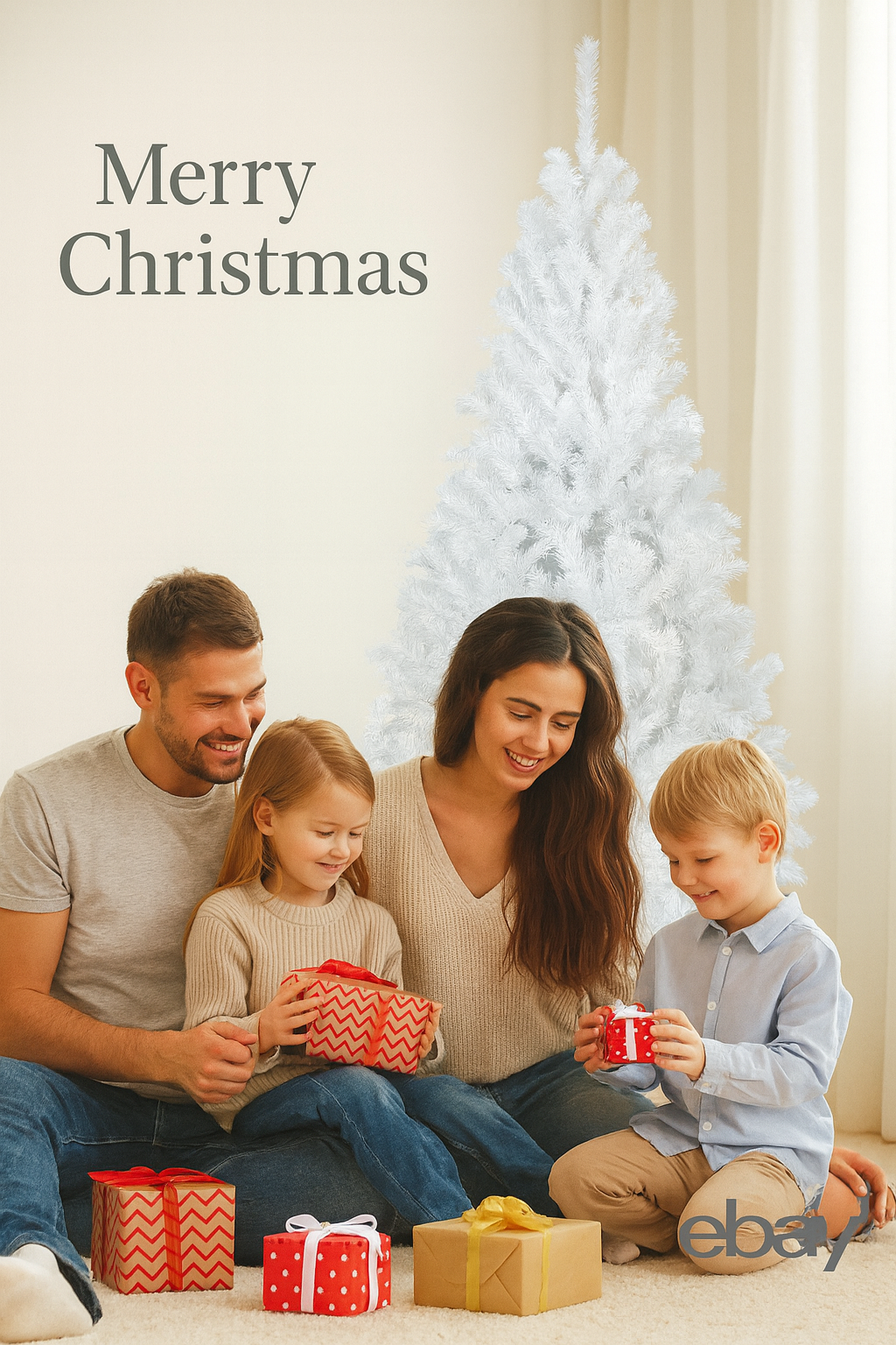 180cm Weihnachtsbaum Nordmanntanne 600 Spitzen Spritzguss Weiß PVC 🎄