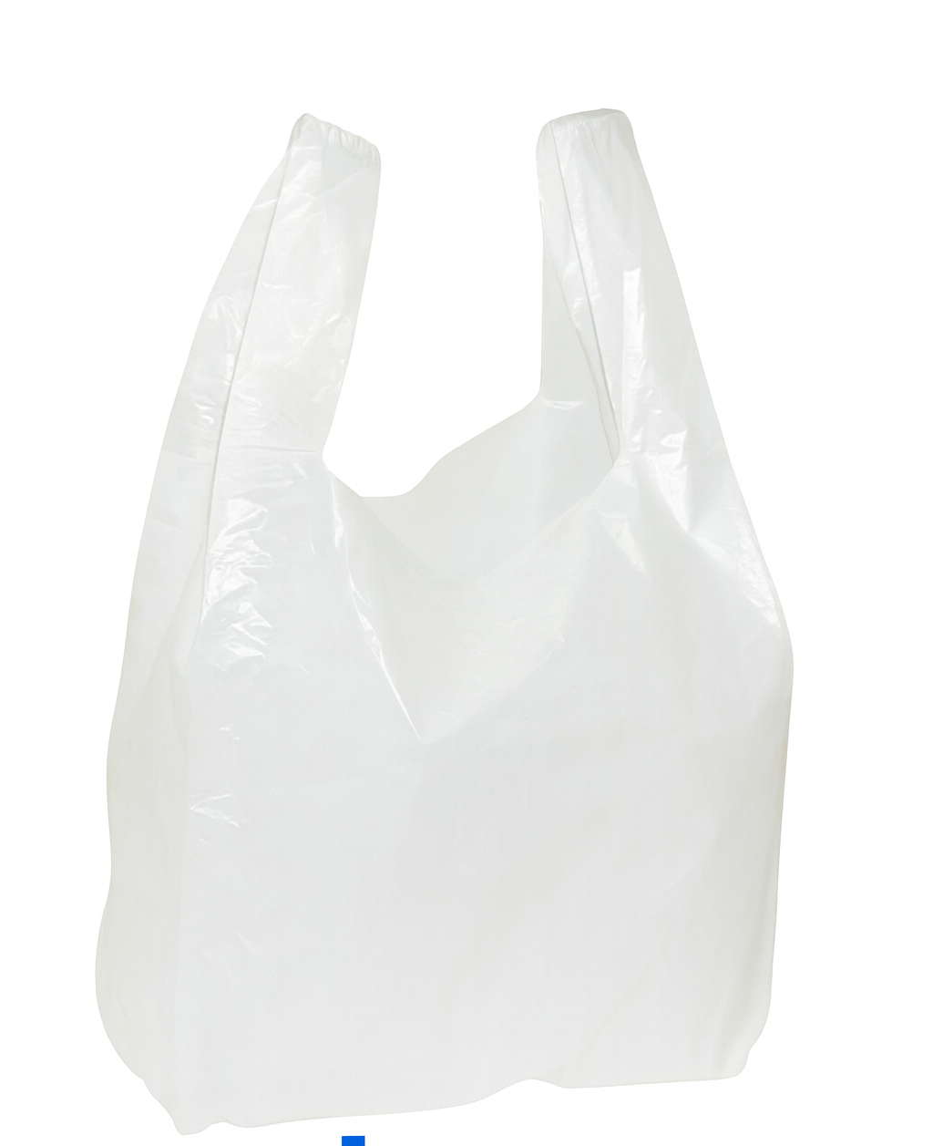 Hemdchentragetasche 25+12x45 cm Weiß HDPE Tragetaschen Plastiktüten Beutel