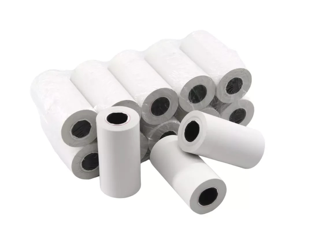 Thermorollen 57mm x 30mm x 12m | BPA-frei EC-Kassenrollen weiß | Thermopapier