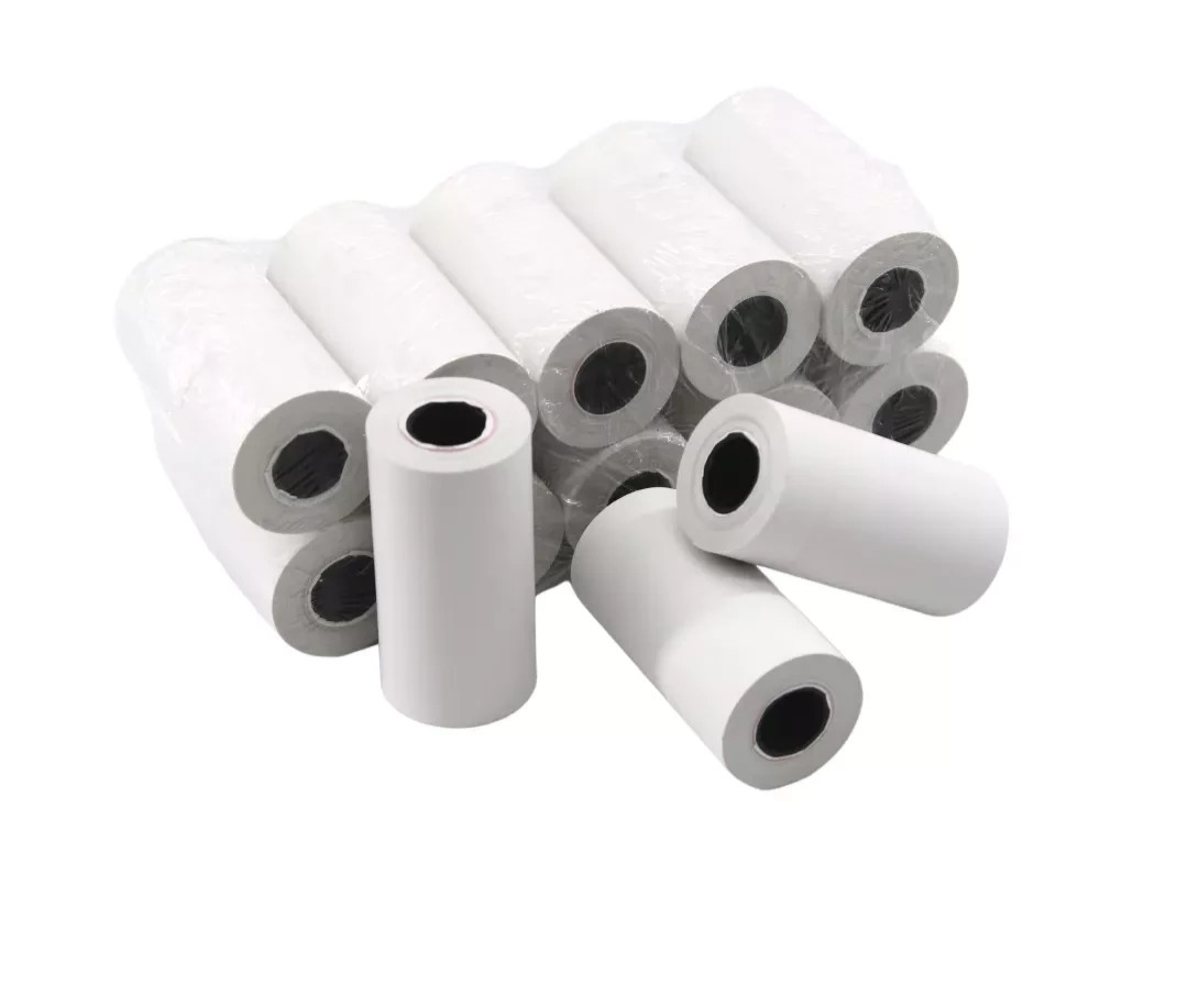 Thermorollen 57mm x 30mm x 12m | BPA-frei EC-Kassenrollen weiß | Thermopapier