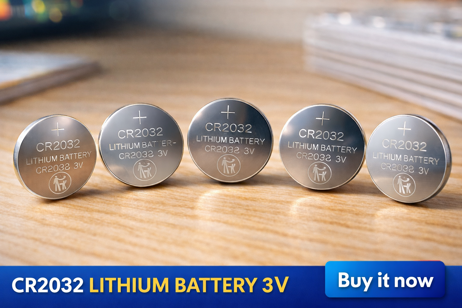 CR2032 CR 2032 Lithium Knopfzellen Batterie 3V Industrial 1 bis 20 Stück