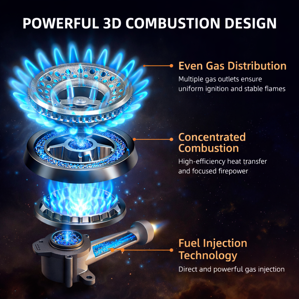 Gaskocher Campingkocher Gas Kocher Camping Herd Tischgrill Notfallkocher Koffer