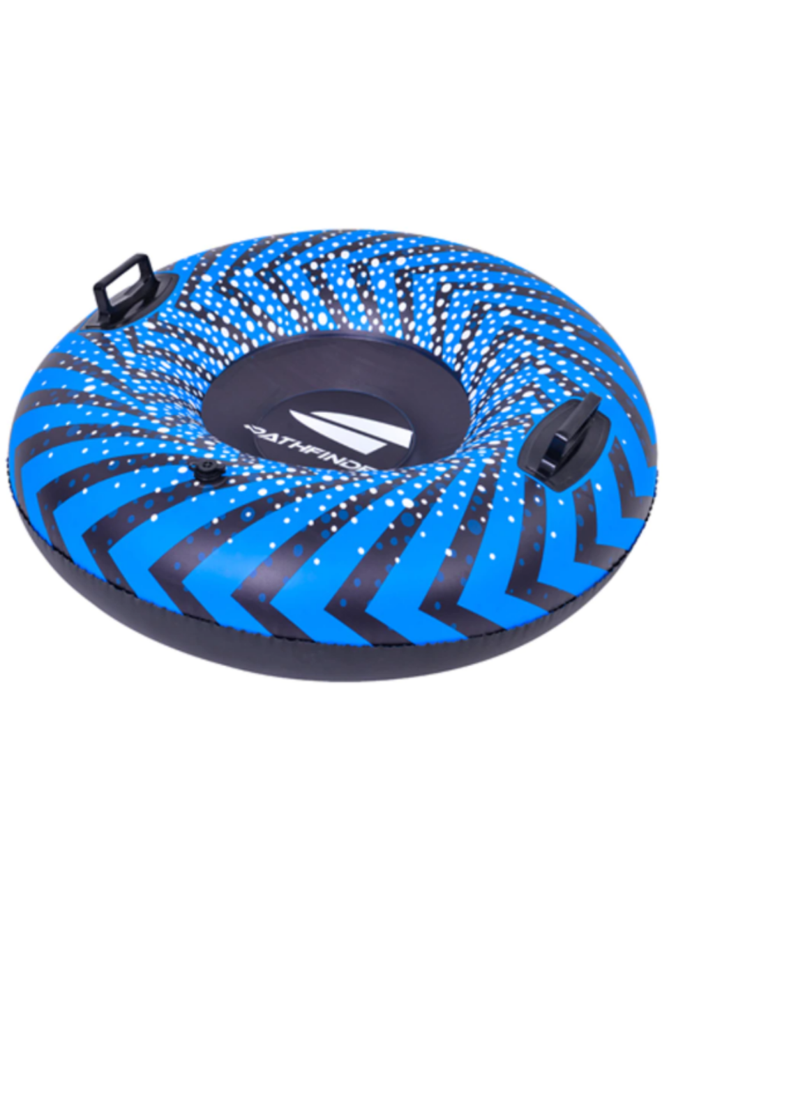 Aufblasbarer Schneereifen Schlitten 94cm cm mit Griffen & Schleppleine