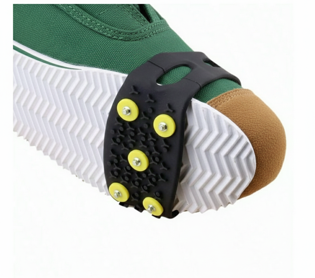 Anti Rutsch Schuhüberzüge Eisspikes 5 Zähne Outdoor Schnee 1 Paar
