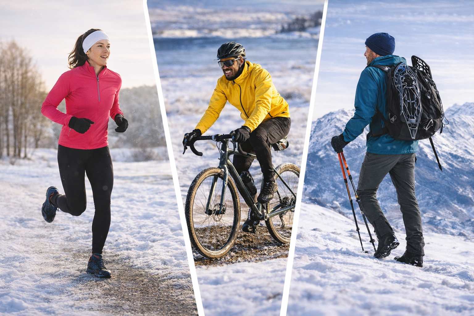 Winter Fahrradhandschuhe Touchscreen Thermo Winddicht Wasserabweisend Größe L