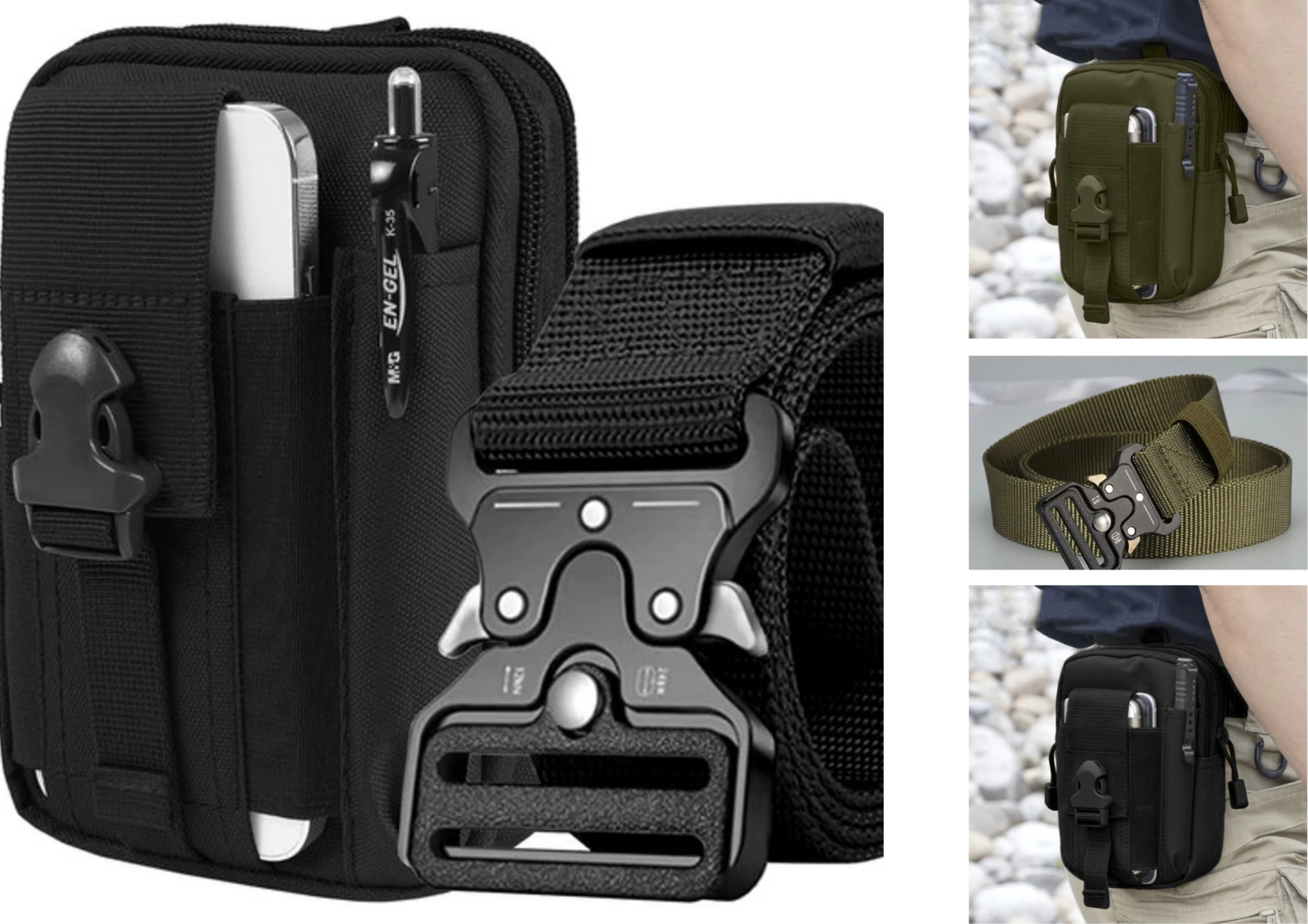 Taktische MOLLE Gürteltasche – Outdoor Hüfttasche für Smartphone & Zubehör