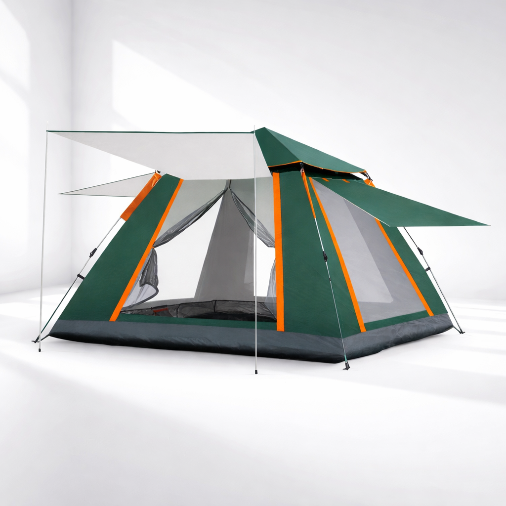 Pop Up Zelt 3-4 Personen Automatik Campingzelt Kuppelzelt Wasserdicht