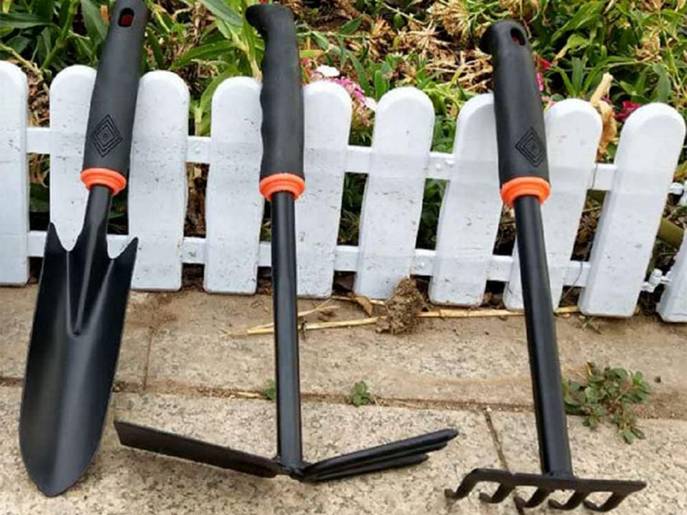 Gartengeräte Set 6tlg Gartenwerkzeug Schaufel Harke Hacke für Gartenarbeit