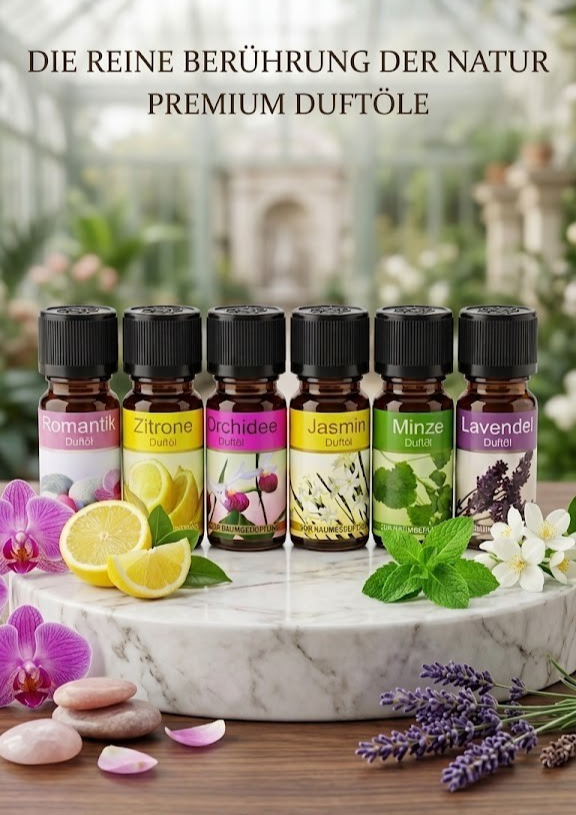 Duftöl 10ml 1 Stück Aromaöl Auswahl Minze Lavendel Jasmin Zitrone Diffuser