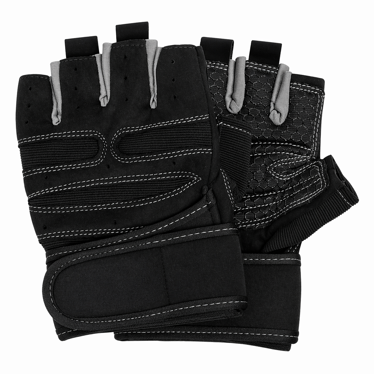 Trainingshandschuhe gepolstert XL Fitness Handschuhe Grip Klett