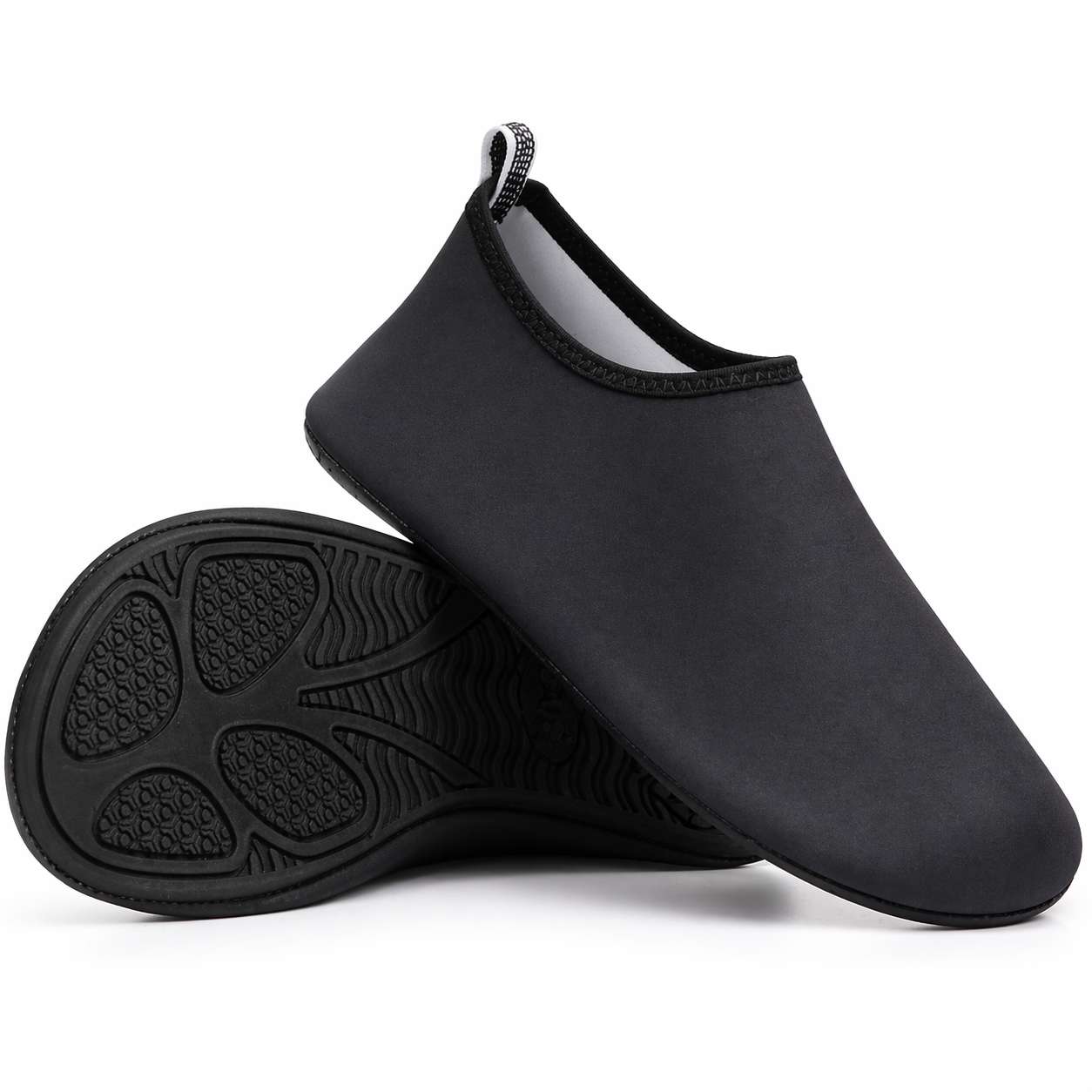 Schwimmschuhe 42-43 schwarz rutschfest Aquaschuhe Barfuß Badeschuhe