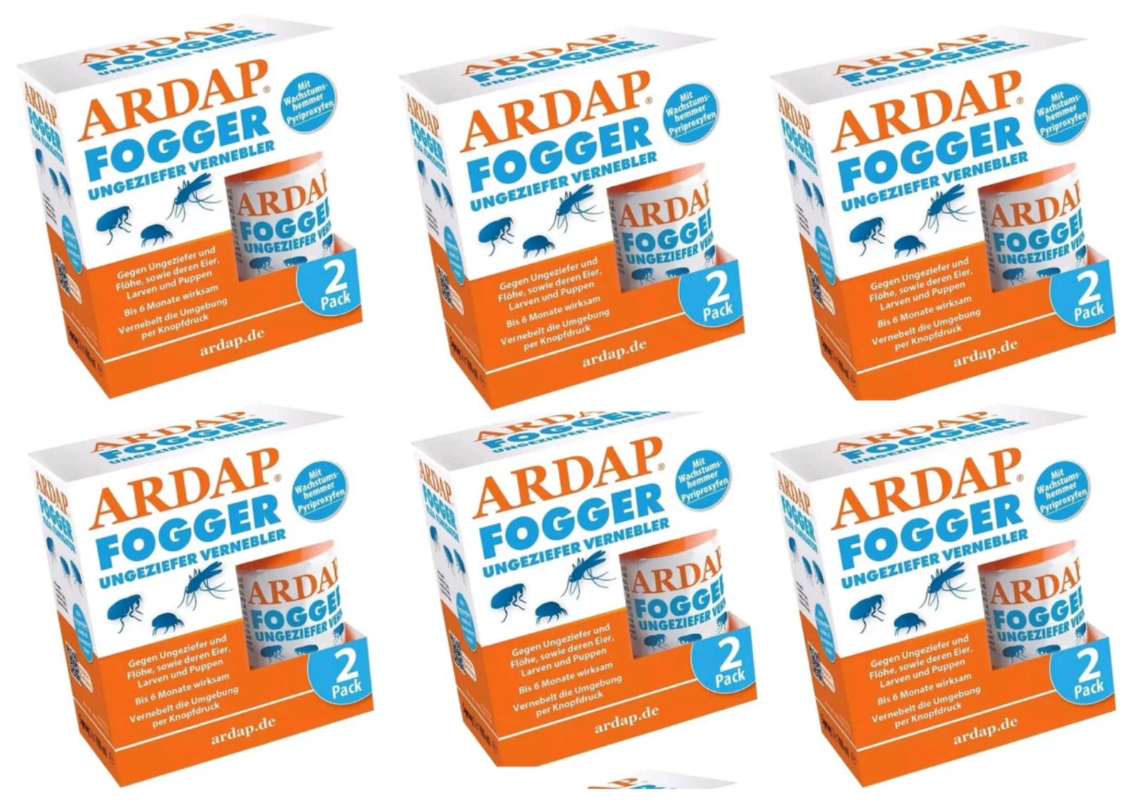 ARDAP Fogger Insektenvernebler Flöhe Milben Zecken Ungeziefer