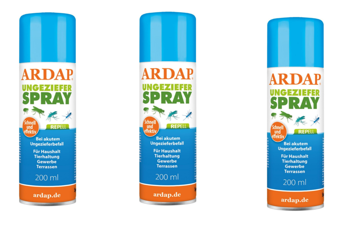 ARDAP Repell 200ml Insektenspray Ungeziefer Abwehr Wohnung