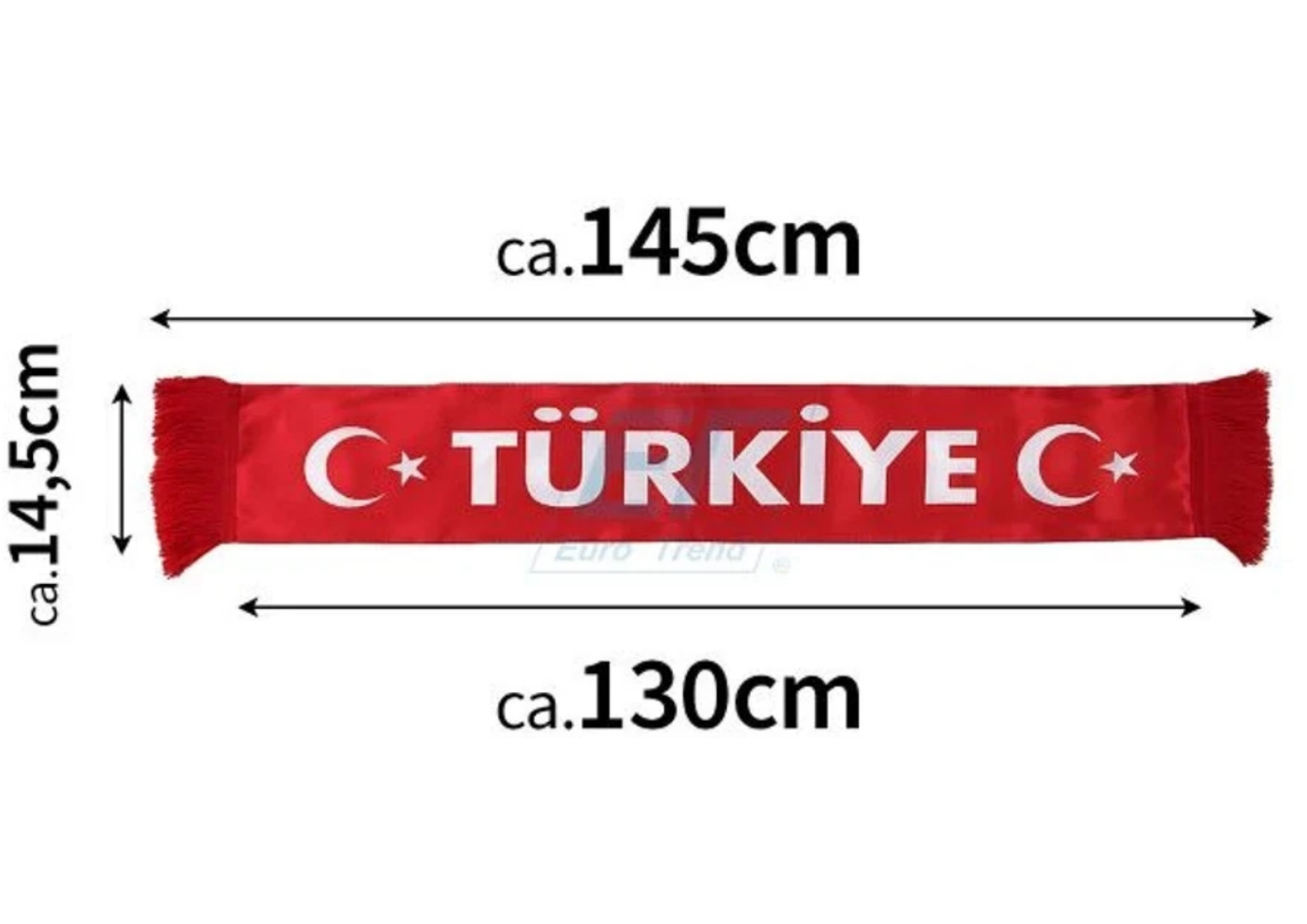 Türkei Fanschal Türkische Flagge Fußball Fanartikel Rot Weiß - Schal