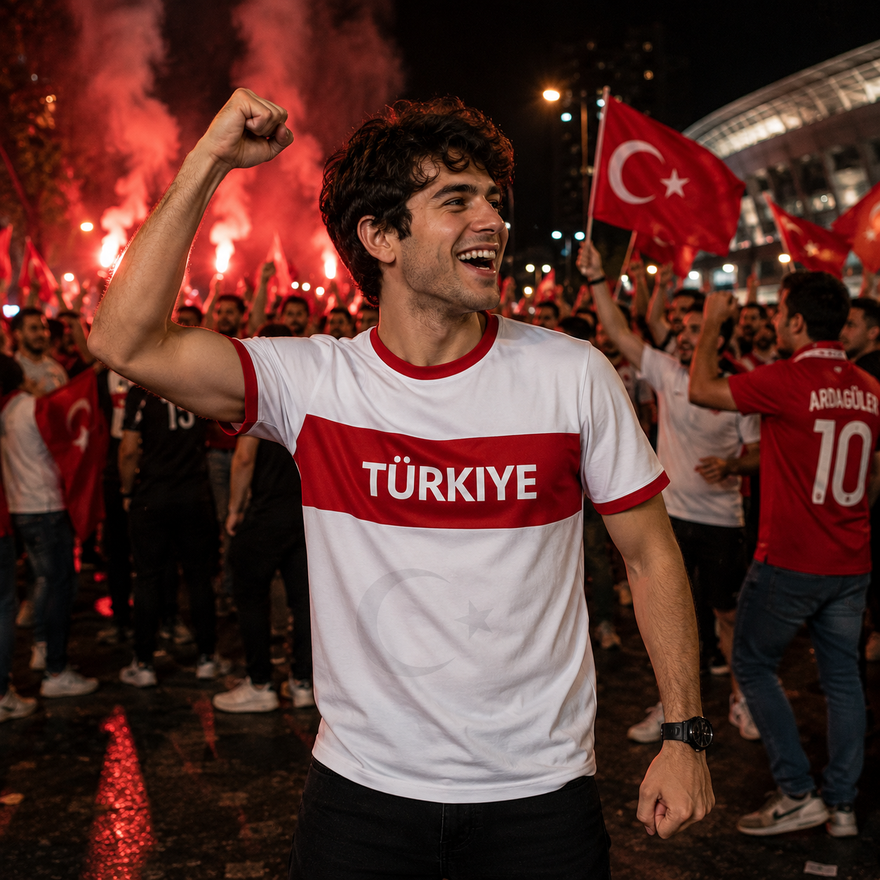 Türkei FanShirt Fußball Trikot T-Shirt WM EM Unisex Herren Damen