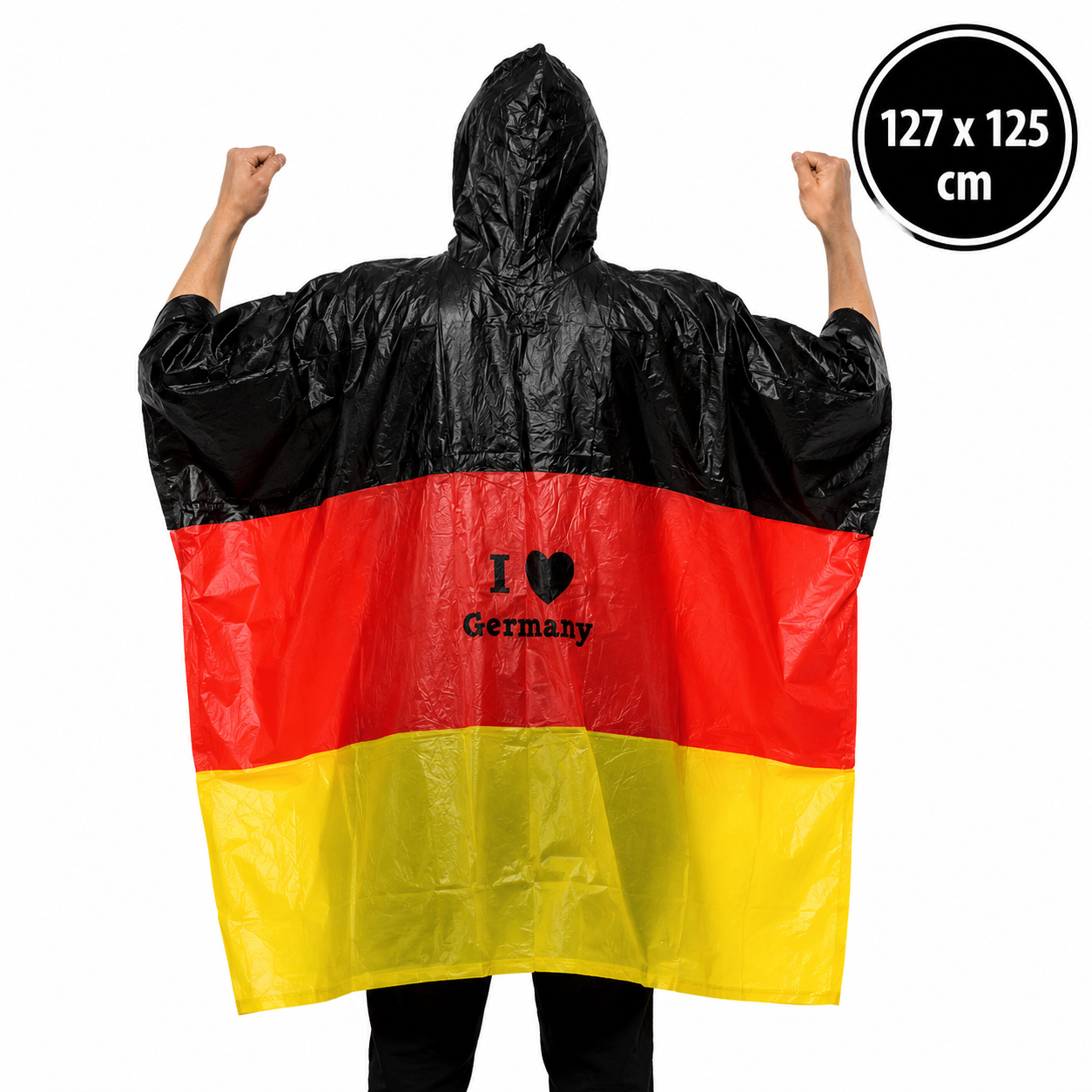 Deutschland Fanartikel WM EM Fahne Flagge Poncho Horn Auswahl
