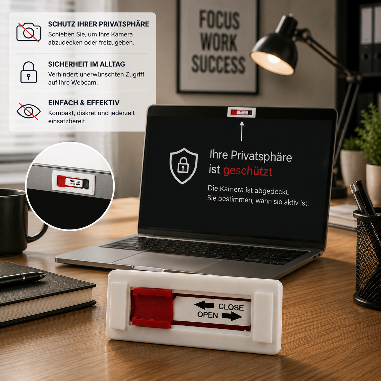 Webcam Abdeckung Laptop Kamera Schutz Privacy Cover Webcam Schieber