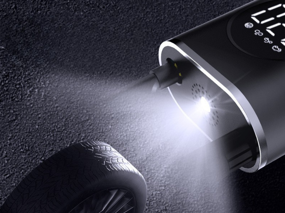 Akku Luftkompressor 10 Bar Elektrische Luftpumpe LCD Auto Fahrrad USB-C