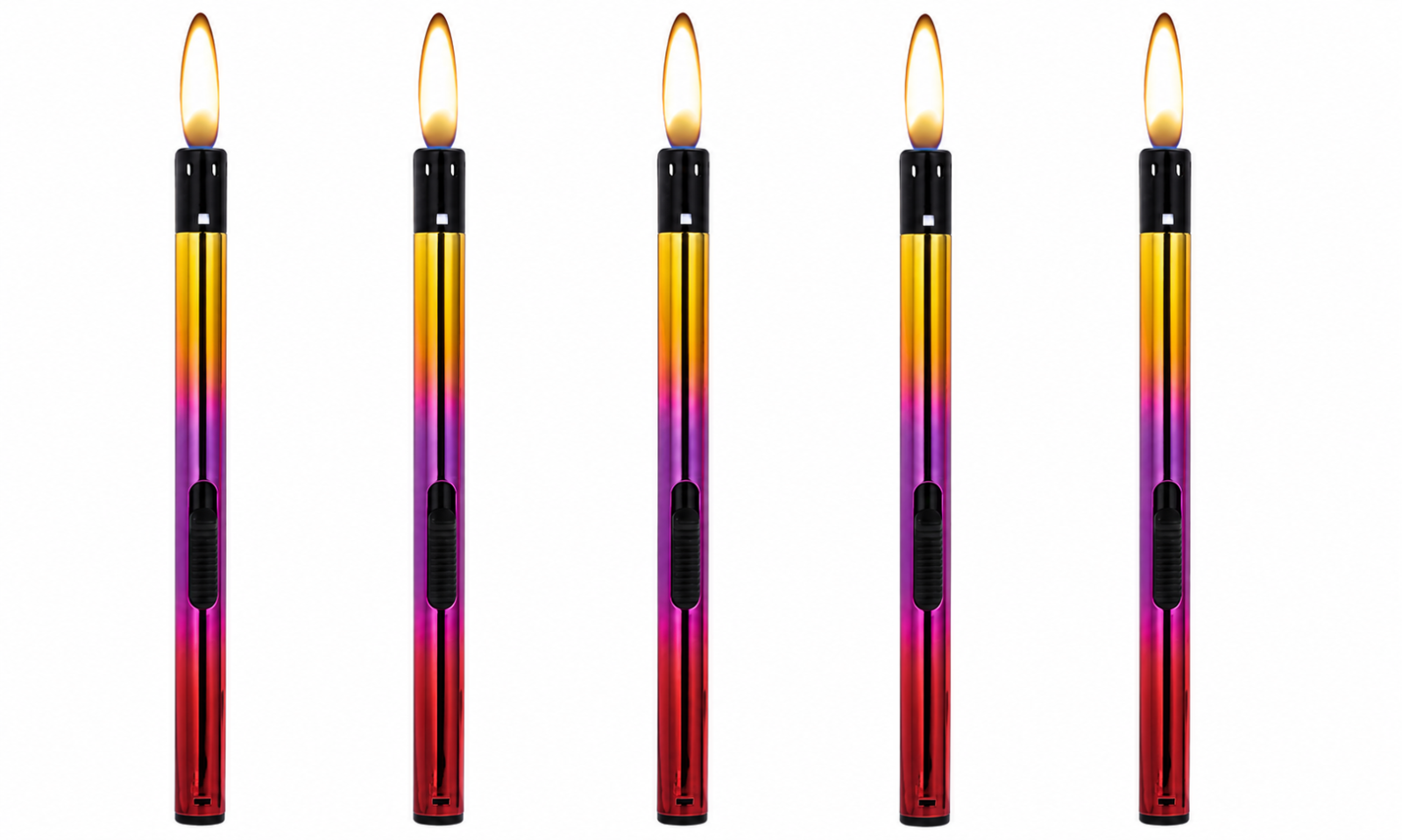 Jet Flame Stabfeuerzeug 21 cm Langfeuerzeug Elektrische Zündung Haushalt