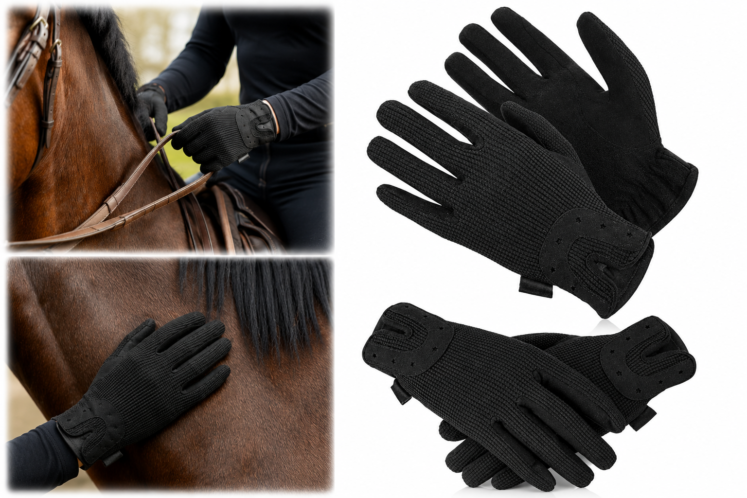 Damen Handschuhe Größe L Freizeit Alltag 100% Polyester Bequem Leicht