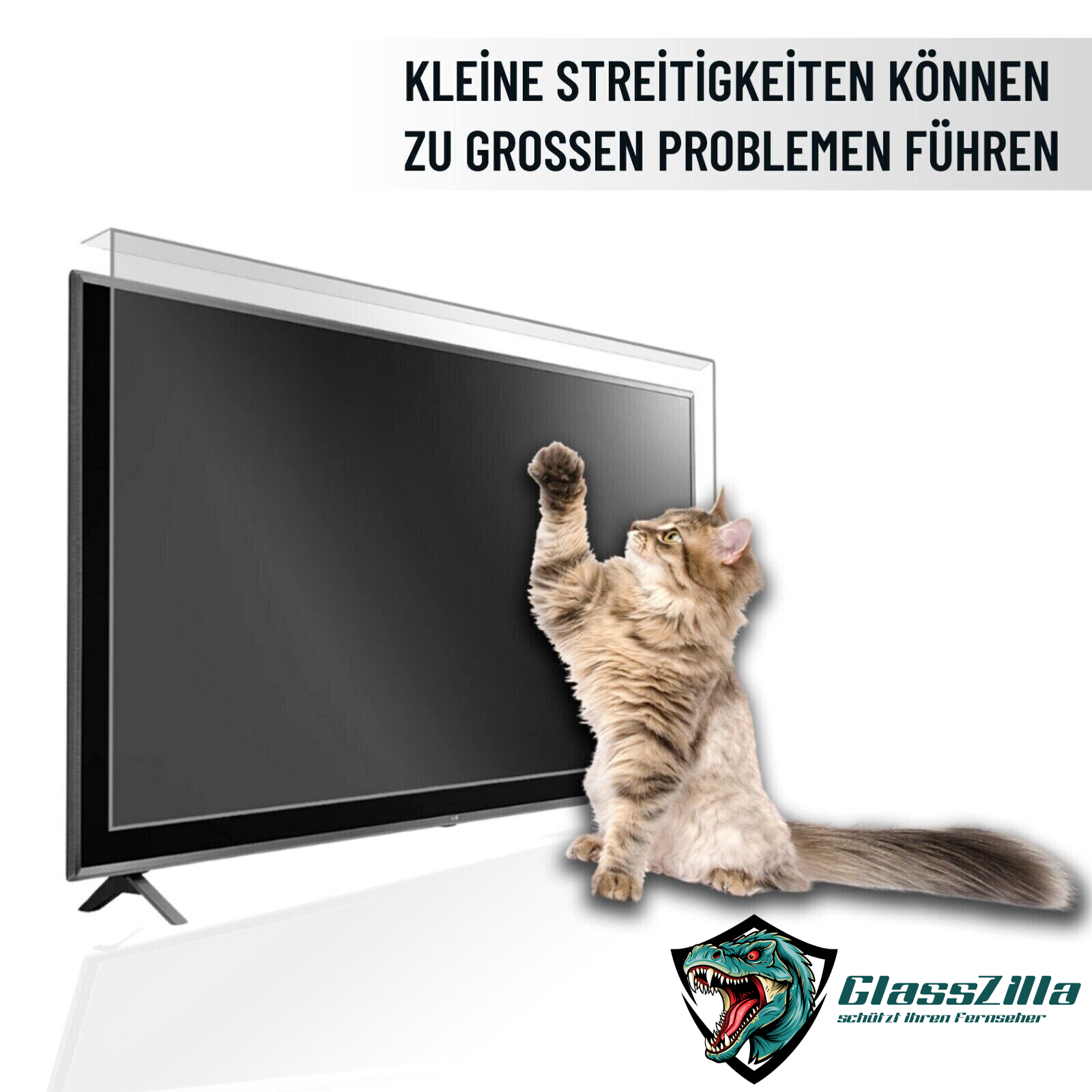 GlassZilla 83 Zoll Fernseher Schutz/TV Bildschirmschutz /Displayschutz 3mm Acryl