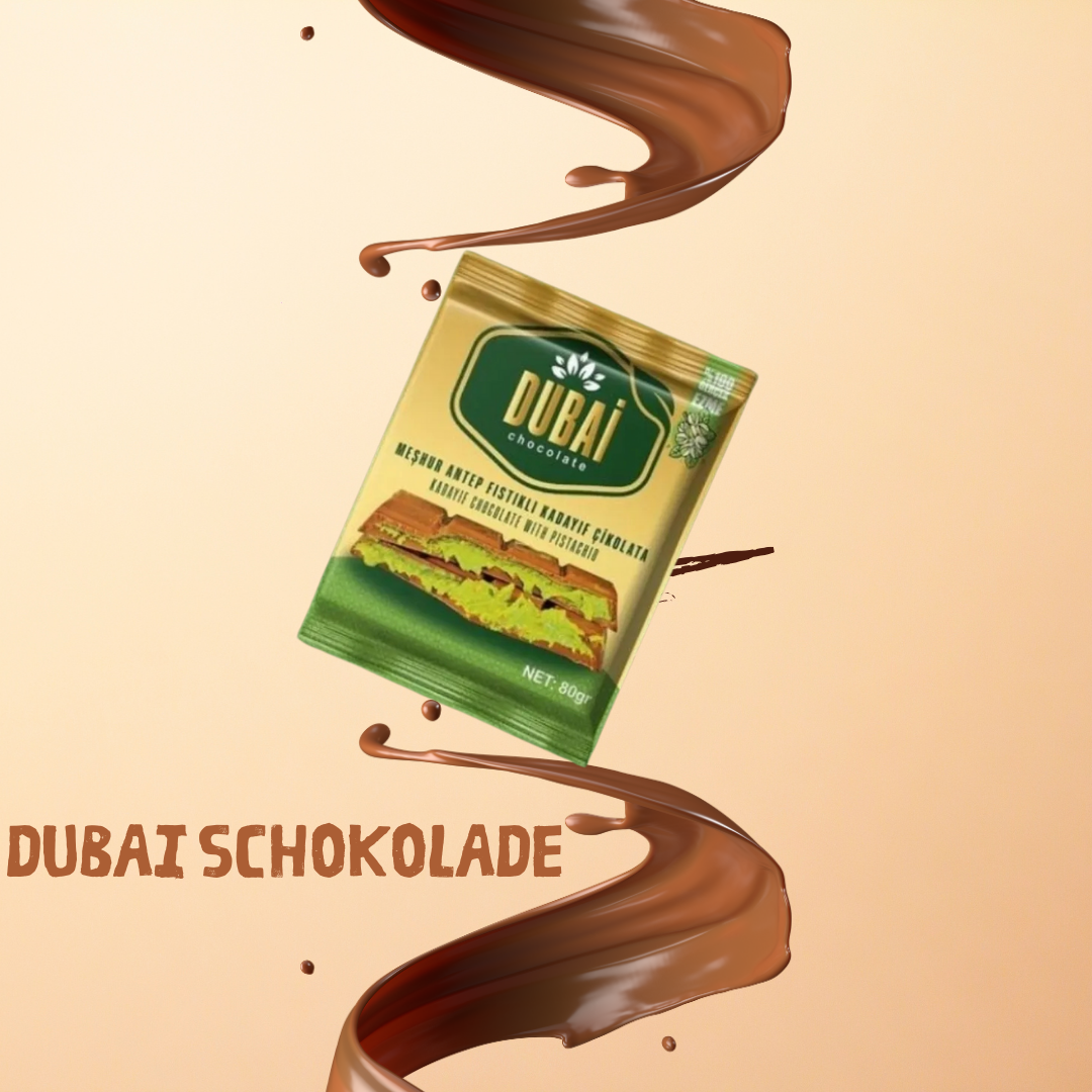 Dubai Schokolade 80g | Artu Pistaziencreme Knafeh-Füllung Pistachio Cream