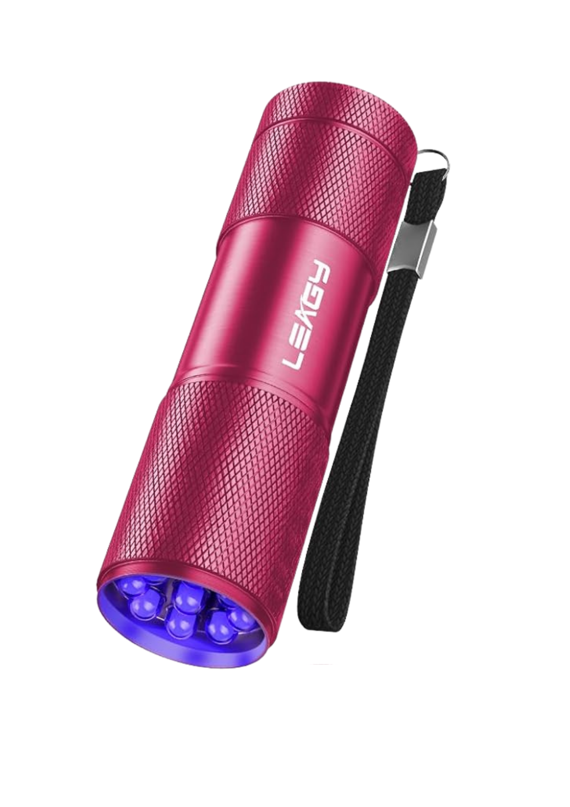 UV Taschenlampe mit 9LED Licht Schwarzlicht Taschenlicht Aluminium Gehäuse NEU