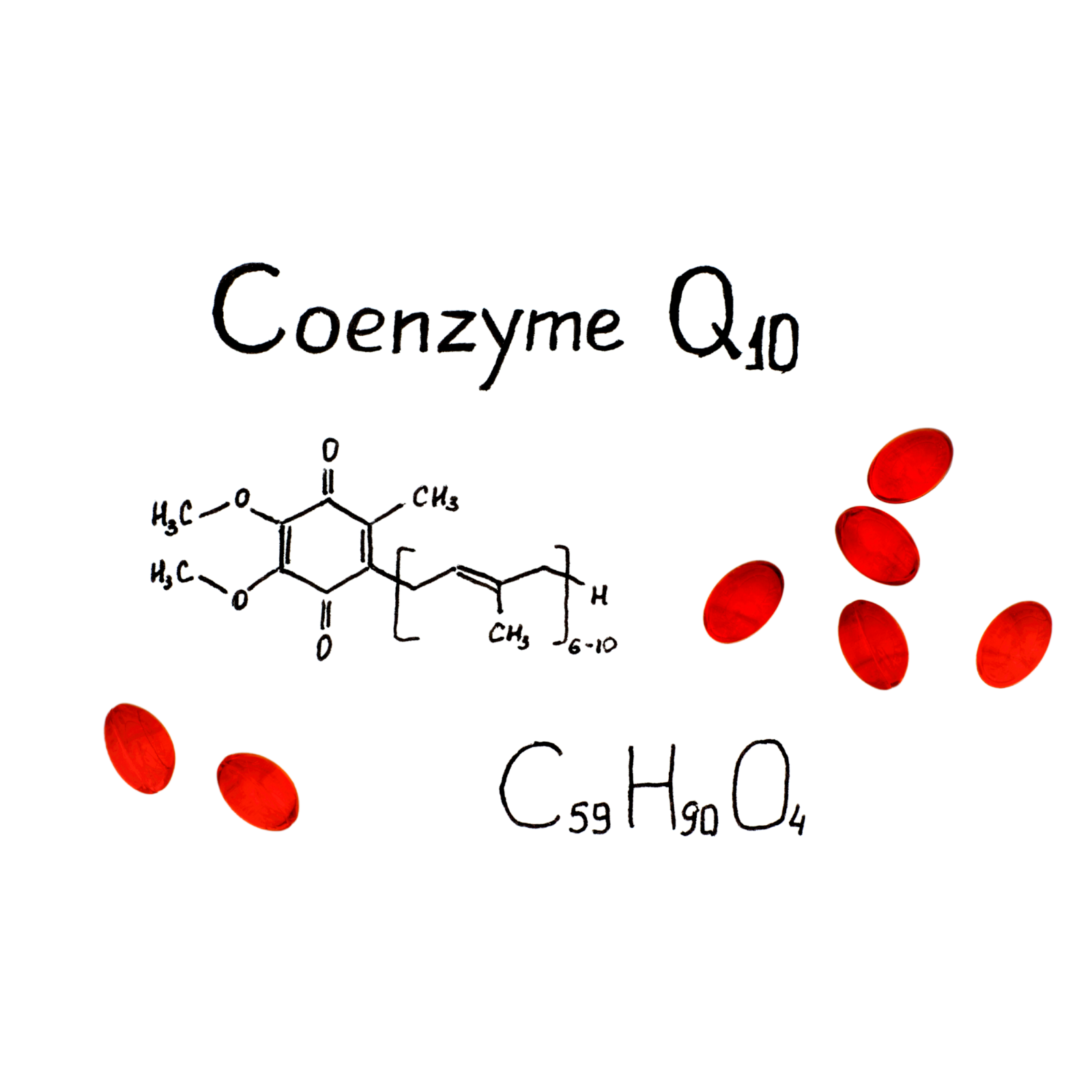 TIENS CoQ10 & Qercetin mit Vitaminen B1 B9 D3 E und K2, Coenzym Q10 & Weißdorn