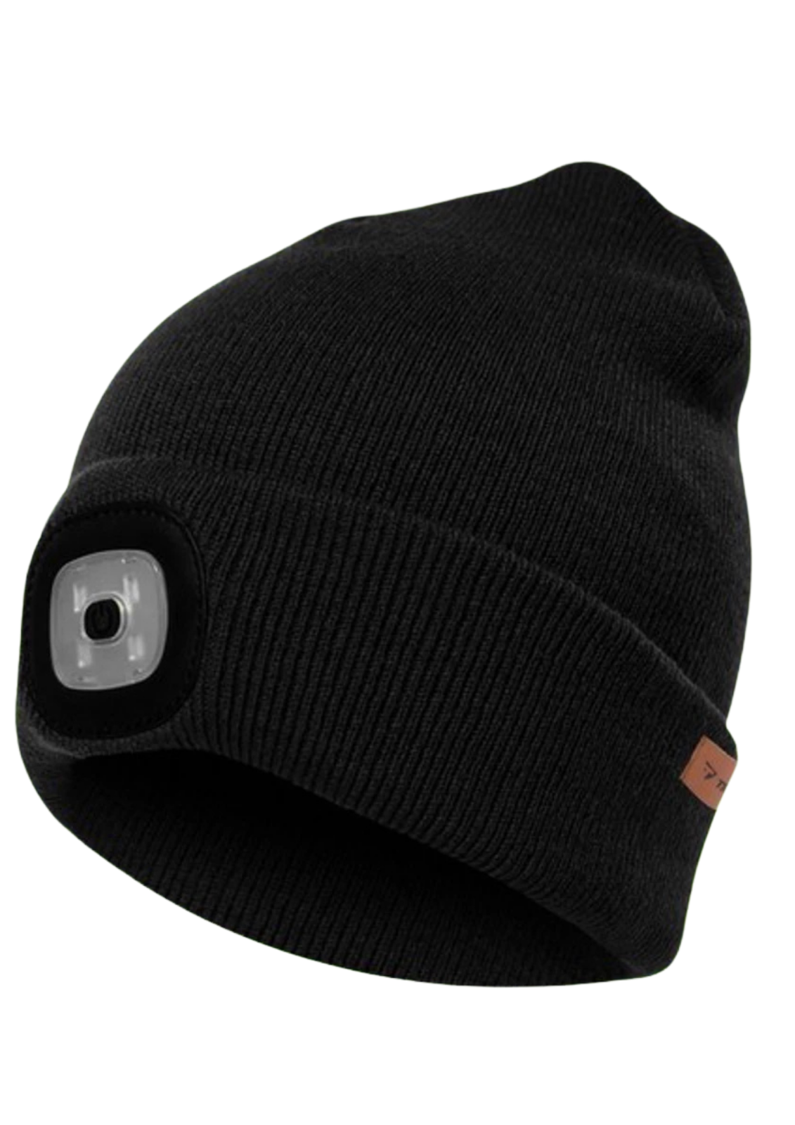 Wintermütze warme Strickmütze mit LED Licht aufladbar USB Beanie Mütze