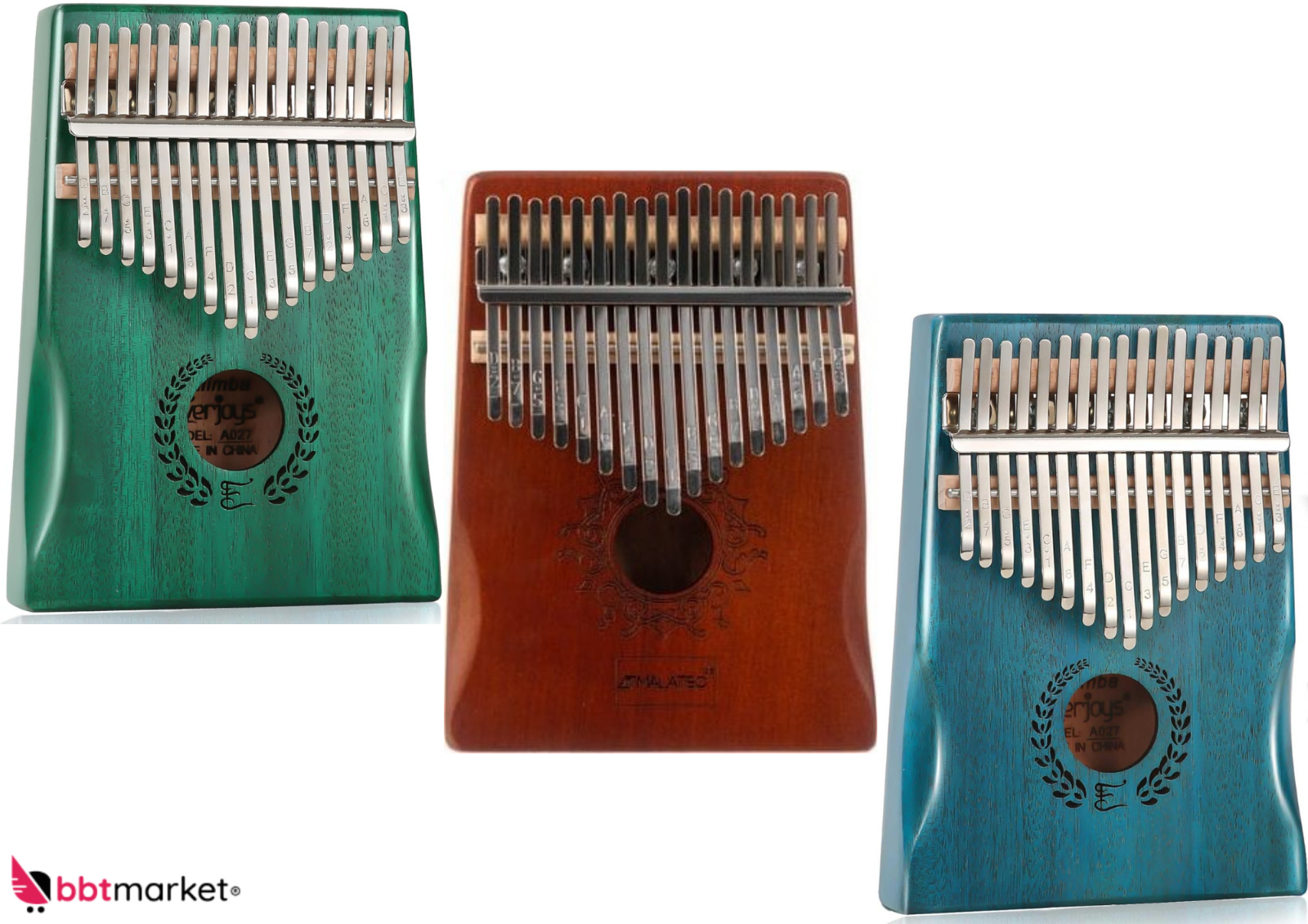 17 Tasten Kalimba Thumb Piano Finger Afrikanisches Instrument Musikinstrument NEU