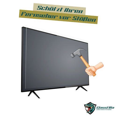 GlassZilla 32-85 Zoll Fernseher Schutz/TV Bildschirmschutz/Displayschutz/Schutzf