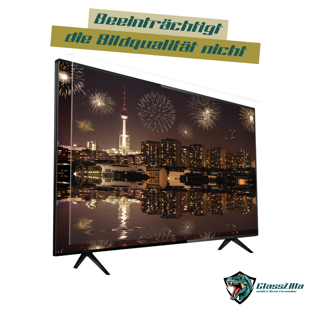 GlassZilla 65Zoll Fernseher Schutz/TV Bildschirmschutz /Displayschutz 3mm Acryl