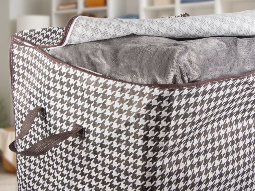 Kleiderschrank Organizer 180L faltbar – Stoff Aufbewahrungsbox in Leinenoptik