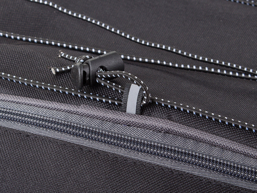Fahrradtasche Gepäckträger 45L mit Regenschutz – Große Fahrradtasche mit 3 Fächern, Seitentaschen und Reflektoren für Touren & Alltag