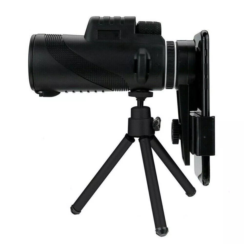 HD Monokular Starscope Teleskop Teleobjektiv Mit Handy Stativ 80x100