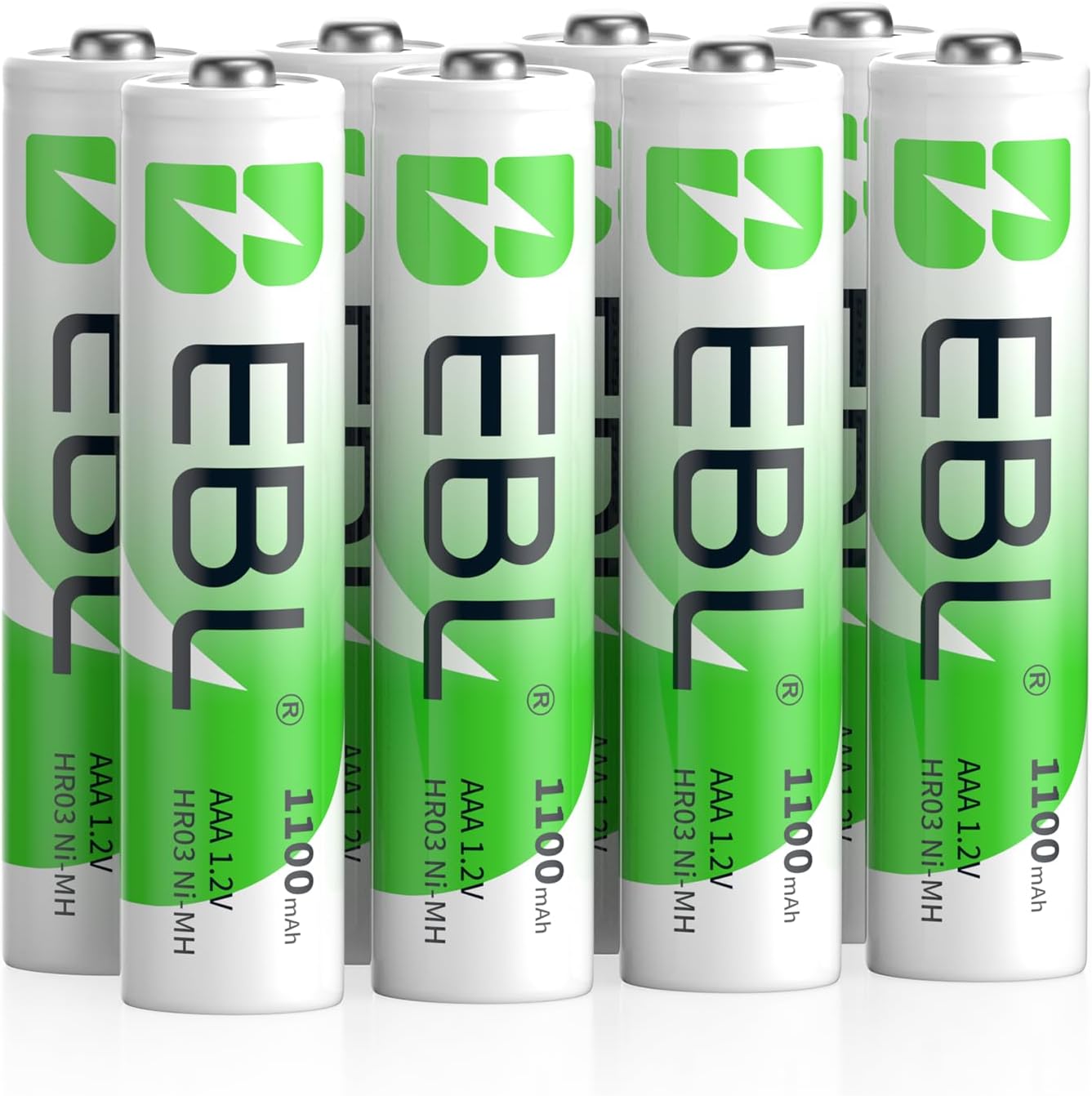 EBL AAA battery 1100mAh 4/8/12/16 pieces - rechargeable batteries AAA, type NI-MH battery NEW 