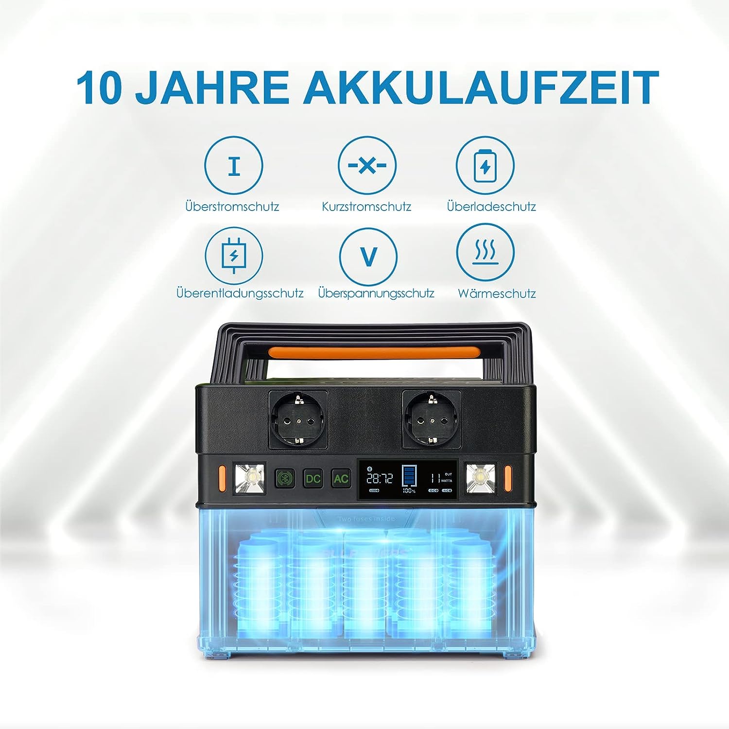 ALLPOWERS Solar Portable Power Station 78000mAh 300W Portable with AC/USB Output